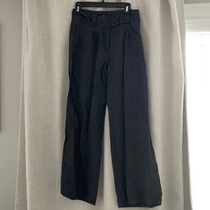 100% Linen, H&M wide leg pants, size 6